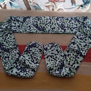 True Vintage Neck Scarf 1960's 70" Mod Groovy Psyachedlic Wrap